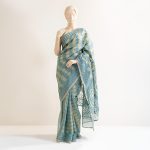 WOMENS HALF SILK SAREE WSRE-REM-16/25 MULTI COLOR BY MUSLIN