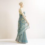 WOMENS HALF SILK SAREE WSRE-REM-16/25 MULTI COLOR BY MUSLIN - Image 2